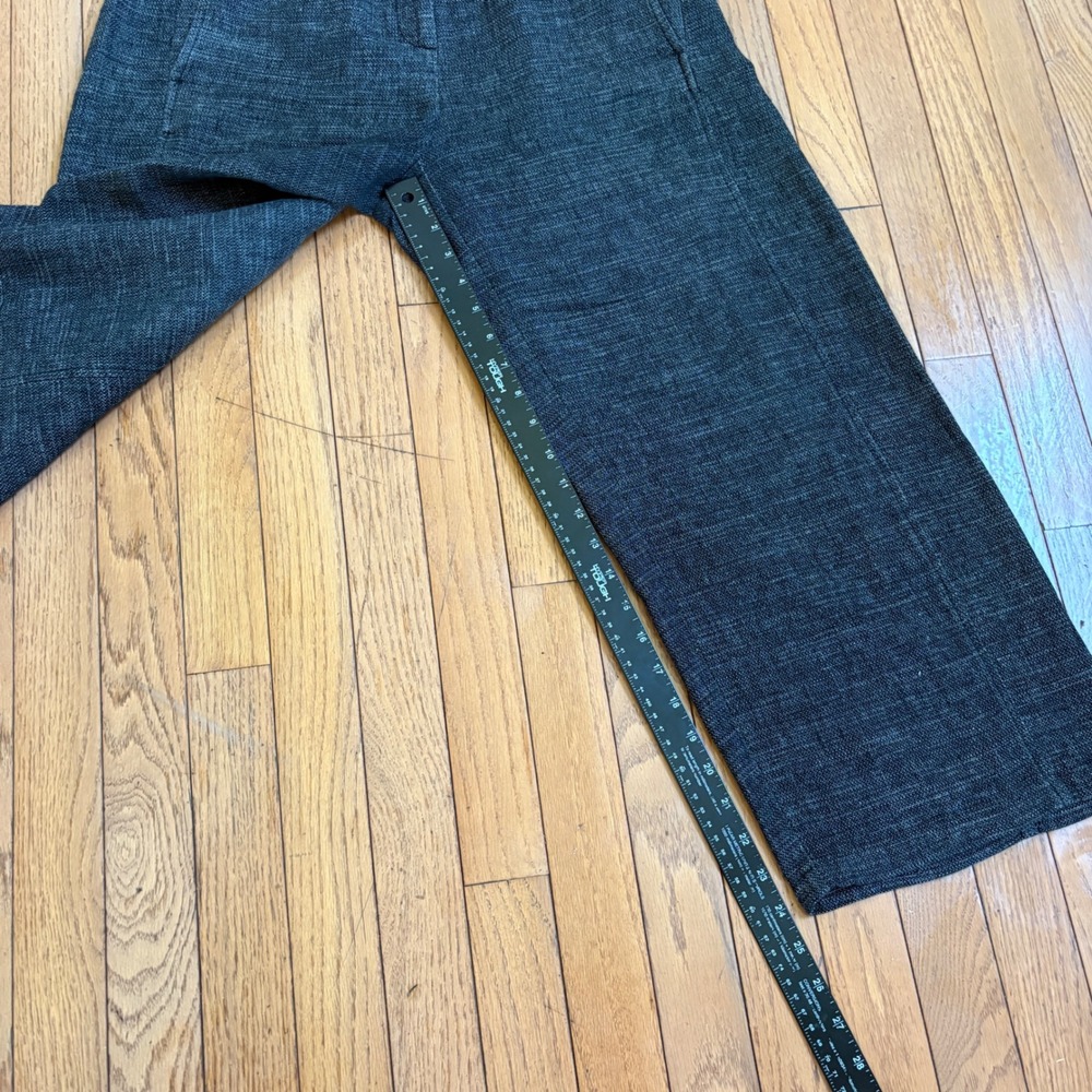 Eileen Fisher Wide Leg Hemp Ankle Crop Pants Cottagecore Petite Small - Picture 12 of 13